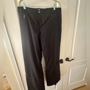 Spyder Women's Black Snow Ski Pants Size 16 - Worn Once, Excellent Condition